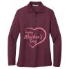 Women's Silk Touch Long Sleeve Polo Thumbnail
