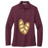 Women's Silk Touch Long Sleeve Polo Thumbnail