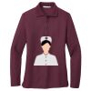 Women's Silk Touch Long Sleeve Polo Thumbnail
