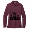 Women's Silk Touch Long Sleeve Polo Thumbnail